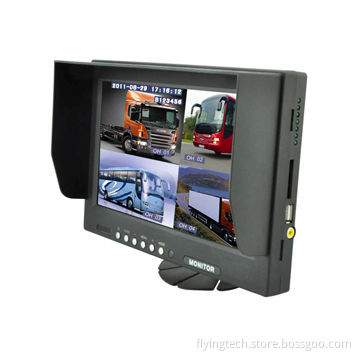 4CH Input 9-inch TFT Car Stand-alone Monitor with DVR function